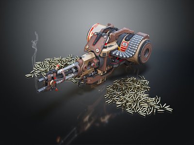 modern weapons science fiction weapons science fiction war 3d model