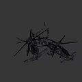 Modern Military Combat Helicopters With Camouflage Paint And Advanced Weapon Systems
