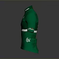 Green Sports Cycling Jersey Apparel with Westpac BANK Logo and White Stripe Design