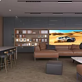 Car Dealership Showroom With Modern Design And Vehicle Displays