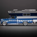 Modern RV station wagon 3d model