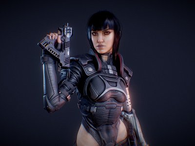 Cyberpunk Assassin model