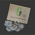 Grow Gourmet Fresh Mushrooms Growing Kit With Clusters For Organic Home Cultivation