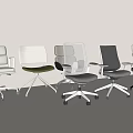 Modern Office Chair with Multiple Styles Different Colors Mesh Design and Rolling Casters