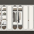 Combination wardrobe 3d model