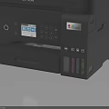 EPSON Multifunction Printer with Color Ink Cartridges Control Panel and LCD