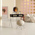 Dressing table combination 3d model