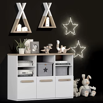 Decorative cabinet 3d model