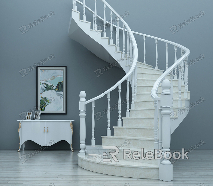 Jane Europe revolving staircase model