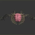 3D Anatomical Medical Device For Human Skeleton And Nervous System Visualization