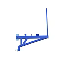 Blue Commercial Equipment Bracket With Industrial Support Structure And Steel Frame Design