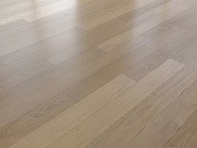 Light Colored Hardwood Flooring With Natural Wood Grain And Smooth Surface 3d model