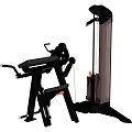 Seated Strength Training Fitness Equipment With Adjustable Handles And Weight Stack