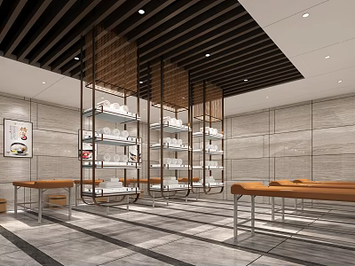 Modern SPA Sauna Interior With Relaxation Area And Wooden Steam Facilities Design 3d model
