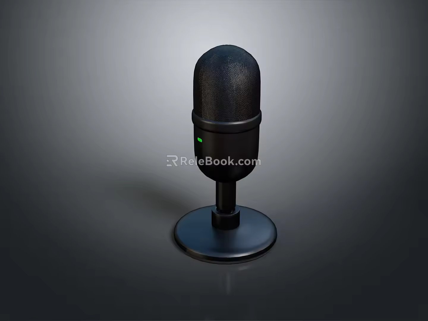 Microphone Amplifier Capacitor Microphone High-end Microphone Wheat Desktop Microphone Broadcasting Microphone 3d model