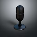 Microphone Amplifier Capacitor Microphone High-end Microphone Wheat Desktop Microphone Broadcasting Microphone 3d model