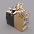 Skin Care Nakajima Import Cabinet Skin Care Cabinet Cosmetic Cabinet Front Desk Display Nakajima Display Cabinet 3d model