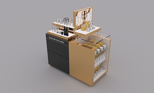 Skin Care Nakajima Import Cabinet Skin Care Cabinet Cosmetic Cabinet Front Desk Display Nakajima Display Cabinet 3d model