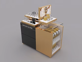 Skin Care Nakajima Import Cabinet Skin Care Cabinet Cosmetic Cabinet Front Desk Display Nakajima Display Cabinet 3d model