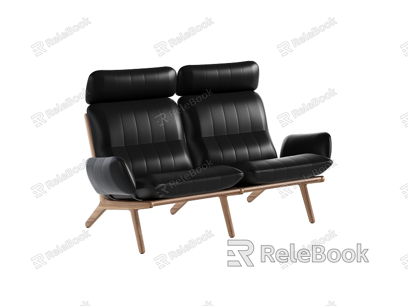 Double sofa model