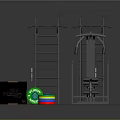 Home Gym Equipment Setup With Barbell Dumbbells Bench Press And Power Rack