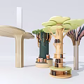 Modern Column Decorative Column Modeling Column Wrappage Column Special-shaped Column 3d model
