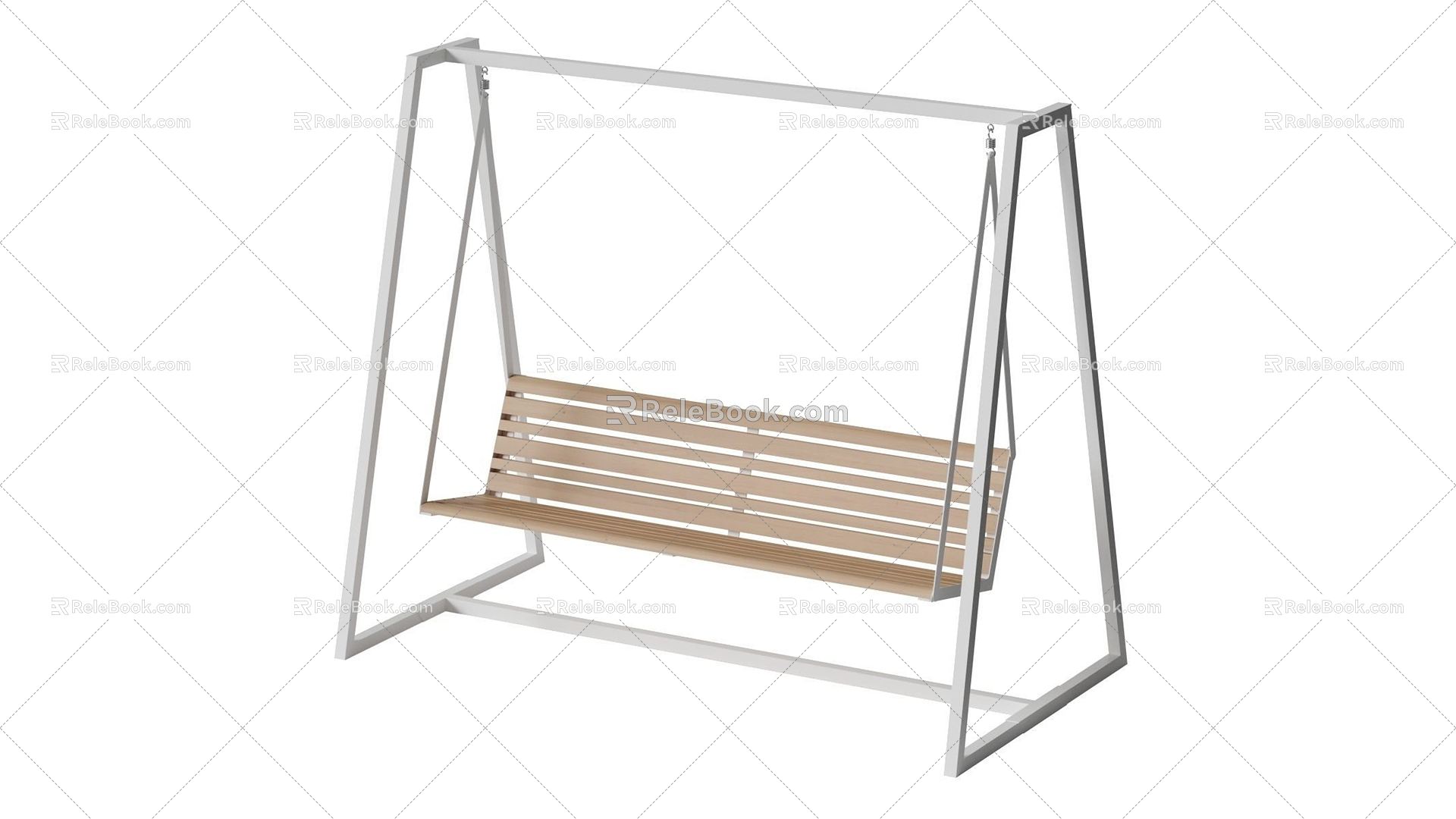 modern swing chair 3d model