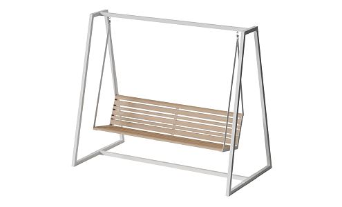 modern swing chair 3d model