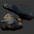 rock metal ore rock block rock block rock specimen boulder boulder boulder boulder rock formation 3d model