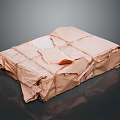 Packaged Household Items Wrapped In Brown Paper Tied With String For Home Storage Or Moving