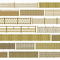Various Decorative Railings With Different Designs And Styles For Outdoor Use
