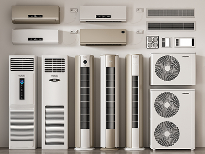 Modern air conditioning air conditioning combination 3d model