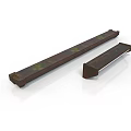 Heavy Duty Long Rectangular Metal Tracks For Industrial Mechanical Equipment
