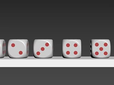 Modern Dice Seat 3d model Modern Dice Seat 3d model