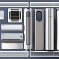 Modern Air Conditioner Fans With Various Styles For Home Cooling And Ventilation