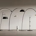 Floor lamp combination 3d model