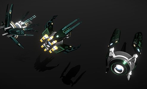 Sci-Fighter Kit 3d model