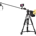 Professional Commercial Filming Equipment with Tripod Boom Arm Monitor And Reel Stand