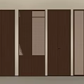 Modern Wardrobe Door Designs With Wooden Panels And Lattice Patterns