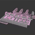 Industrial Equipment With Circuit Board Control Knobs And Multiple Connectors