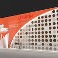 Check in Area Setup for 2023 Fashion Ceremony With Polka Dot Backdrop