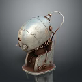 Humanoid robot science fiction robot industrial robot intelligent robot 3d model