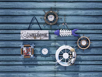 Mediterranean Wall Decoration Wall Decoration Pendant 3d model