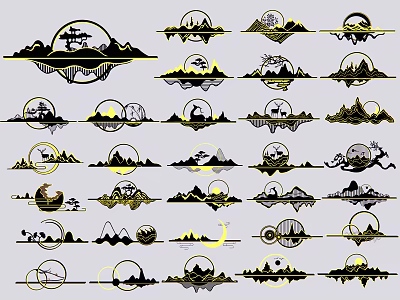 New Chinese Courtyard Wall Lamp Outdoor Wall Lamp Landscape Lamp Suction Wall Lamp Garden Lamp Lawn Lamp Outdoor Lamp Creative Lamps 3d model