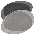 Minimalist Shaped Rugs In Gray Tones For Home Decor