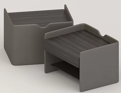 Locker Bedside Cabinet 3d model
