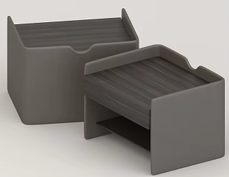 Locker Bedside Cabinet 3d model