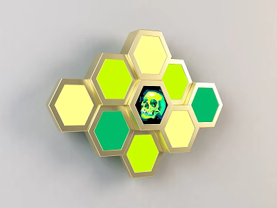 Cartoon children's wall lamp 3d model Cartoon children's wall lamp 3d model