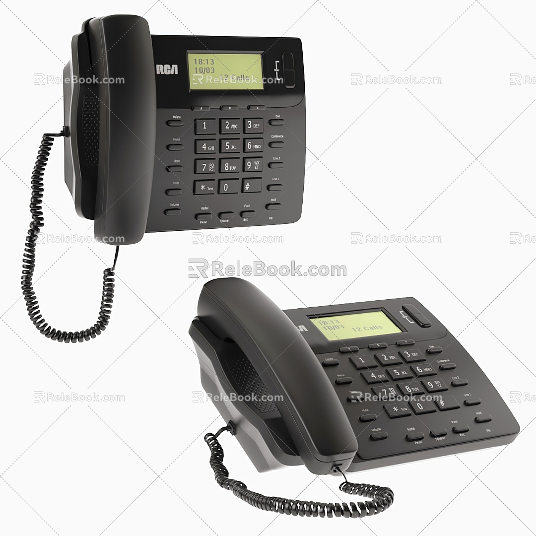 Telephone 3d model