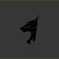Wolf Head Spiked Metal Badge Fashion Clothing Accessory For Stylish Outfits